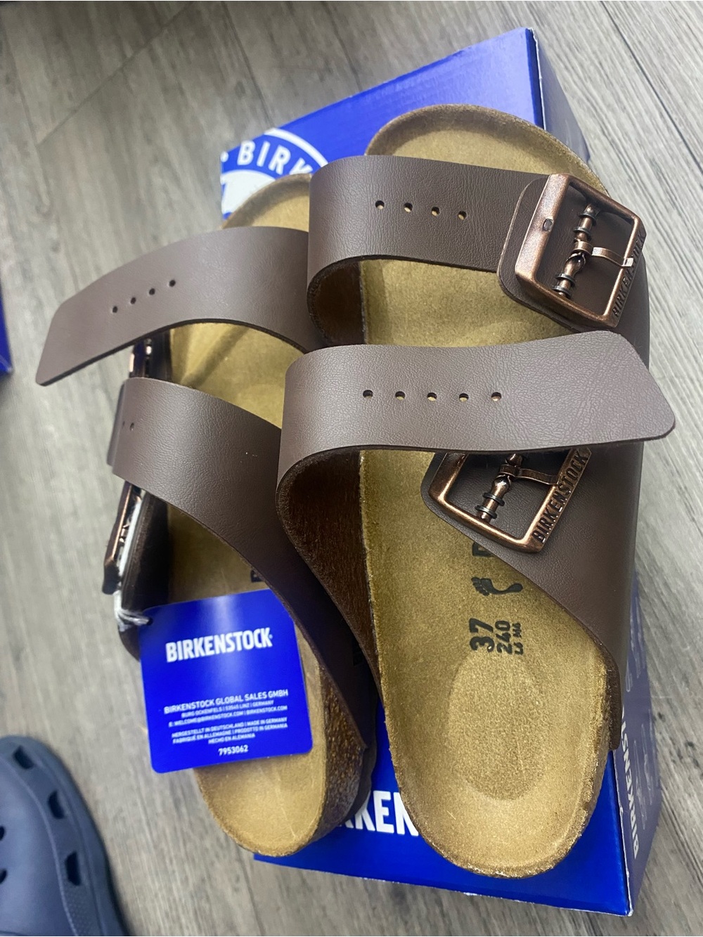 Birkenstock Arizona BS Dark Brown Sandals Regular Fit Birko